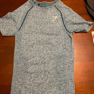 Gymshark Seamless Short Sleeve Teal Marl size XS